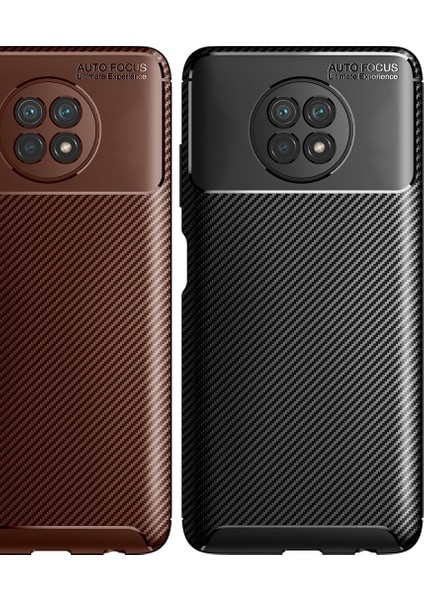 Xiaomi Redmi Note 9 5g Kılıf Karbon Desenli Negro Silikon