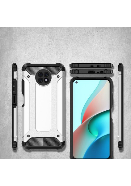 Xiaomi Redmi Note 9 5g Kılıf Çift Katmanlı Armour Case
