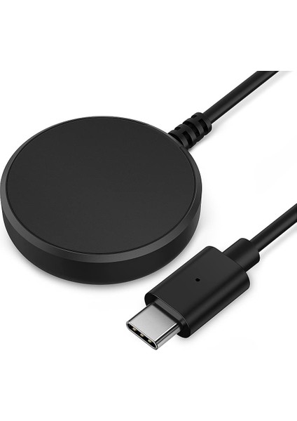 Casestreet Samsung Galaxy Watch 4 40MM Şarj Kablosu Type-C Girişli Siyah