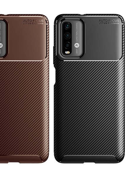 Xiaomi Pocophone M3 Kılıf Karbon Desenli Negro Silikon fırsatları