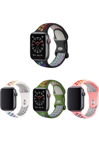 Universal 22 mm Için Delikli Silikon Kordon Kayış - KY13 fiyatları