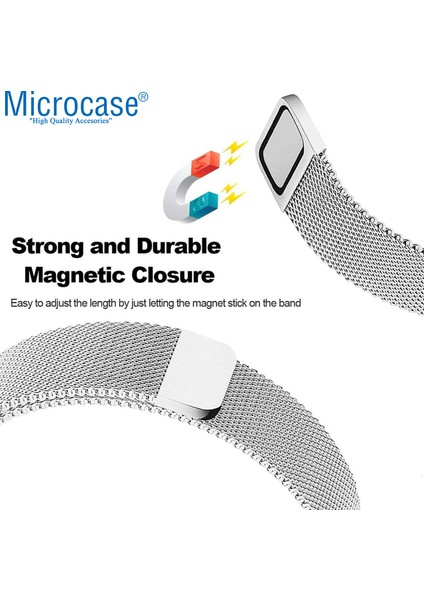 Samsung Galaxy Watch 4 40 mm / 44 mm Için Mıknatıslı Metal Kordon Kayış - KY37 fırsatları