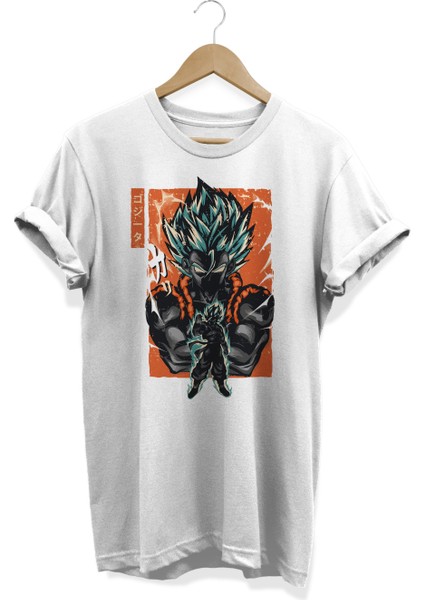 Dragonball Gogeta Goku Vegeta Anime Baskılı Pamuklu Oversize T-Shirt