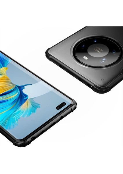 Huawei Mate 40 Pro Kılıf Renkli Silikon Kenarlı Buzlu Sert Volks Kapak indirimleri