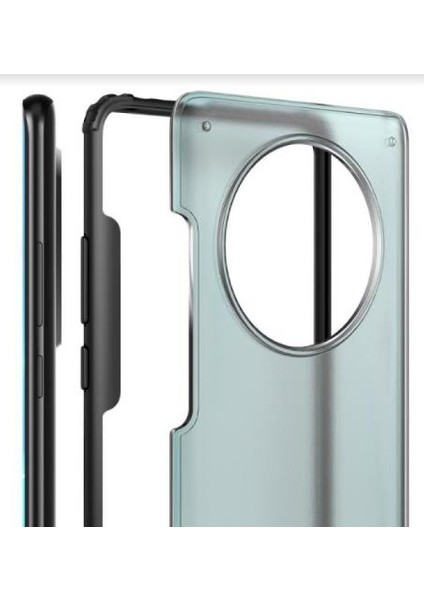 Huawei Mate 40 Pro Kılıf Renkli Silikon Kenarlı Buzlu Sert Volks Kapak modelleri