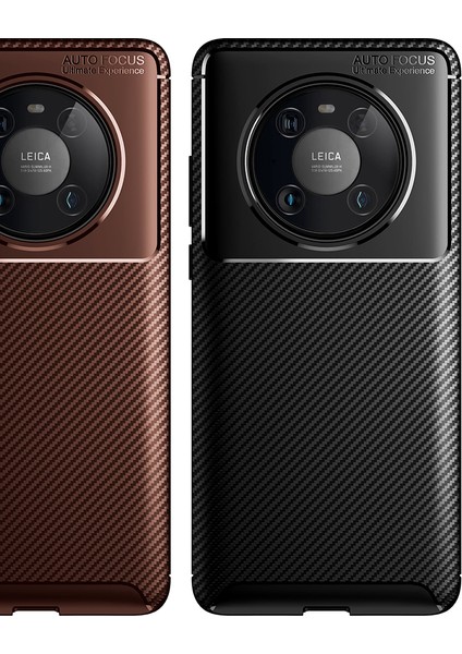 Huawei Mate 40 Pro Kılıf Karbon Desenli Lux Negro Silikon modelleri