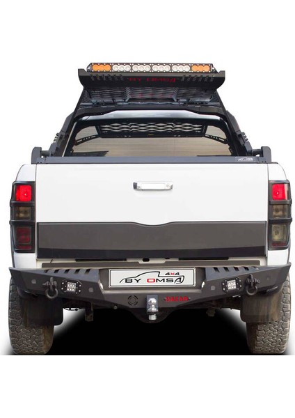 Vw Amarok Dakar Çelik Arka Tampon Ledli Sensörlü 2010 ve Sonrası