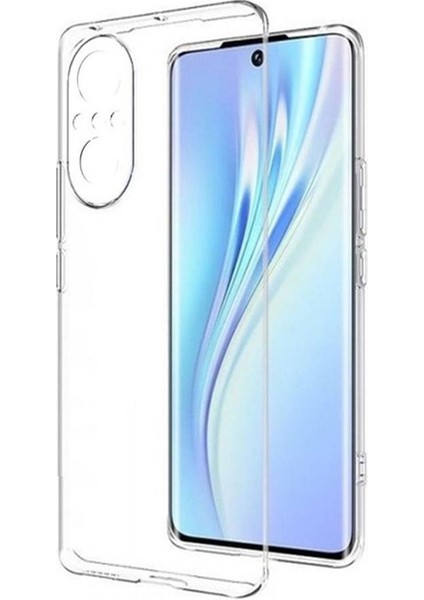 Huawei Nova 9 Se Kılıf Şeffaf Kamera Korumalı Silikon