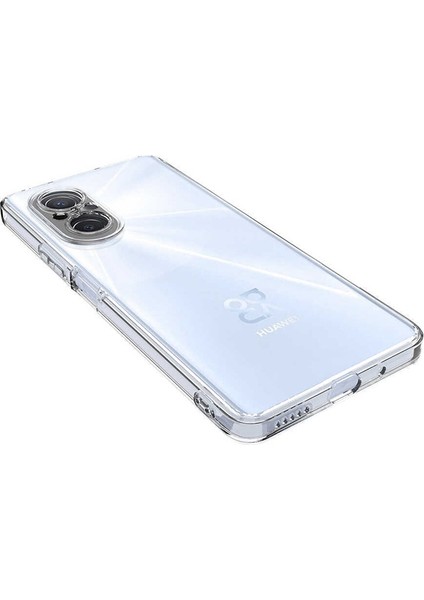 Huawei Nova 9 Se Kılıf Şeffaf Kamera Korumalı Silikon
