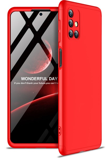 Samsung Galaxy M31S Kılıf 3 Parça 360 Zore Ays Kapak