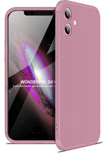 Apple iPhone 12 Pro Max Kılıf 3 Parça 360 Zore Ays Kapak