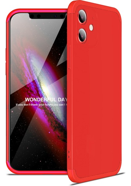 Apple iPhone 12 Pro Max Kılıf 3 Parça 360 Zore Ays Kapak