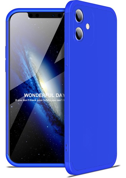 Apple iPhone 12 Pro Max Kılıf 3 Parça 360 Zore Ays Kapak