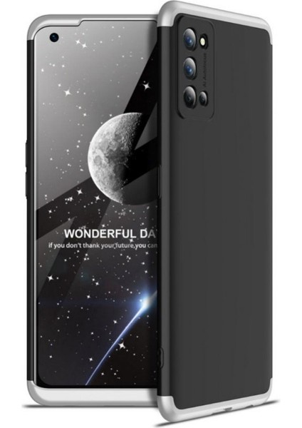 Realme 7 Pro Kılıf 3 Parça 360 Zore Ays Kapak