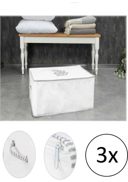 Baskılı Ipli Yastık Hurcu 52*28*22CM - 3 Adet