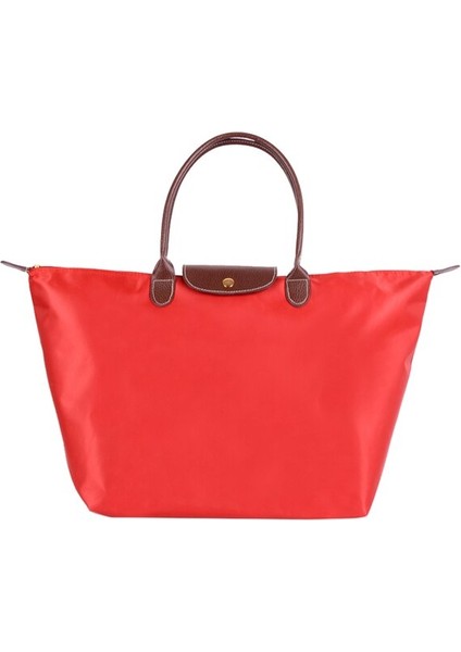 Taşınabilir Katlanabilir Mantı Seyahat Hafif Shopper Su Geçirmez Naylon Basit Kadın Çanta (Yurt Dışından)