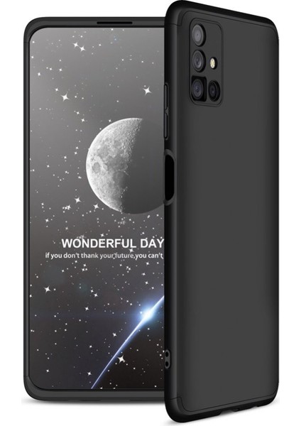 Samsung Galaxy M51 Kılıf 3 Parça 360 Zore Ays Kapak