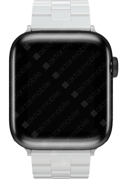 Apple Watch 8 45 mm Uyumlu Seramik Kordon Premium Seramik Kayış fiyatları