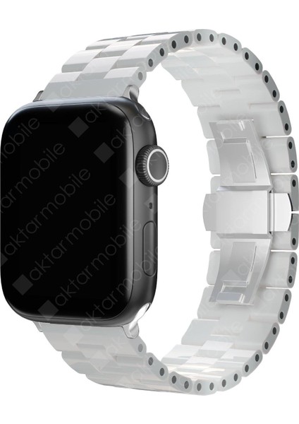 Apple Watch 8 45 mm Uyumlu Seramik Kordon Premium Seramik Kayış modelleri