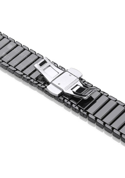 Apple Watch 8 45 mm Uyumlu Seramik Kordon Baklalı Premium Seramik Kayış modelleri