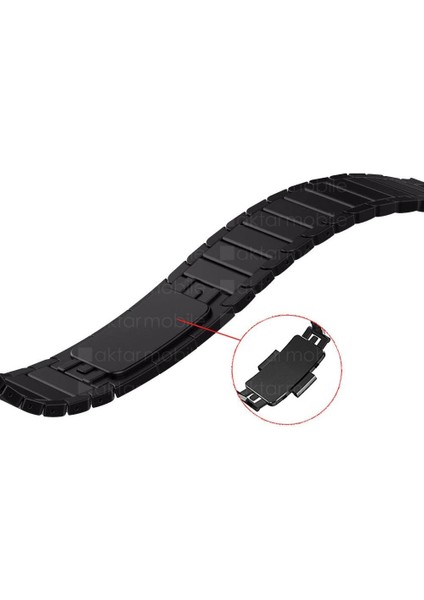 Apple Watch 8 45 mm Uyumlu Metal Kordon Baklalı Model Bilezik Çelik Kayış indirimleri