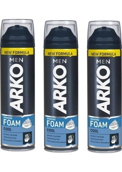 Men Cool Tıraş Köpüğü 3 Adet 200ml