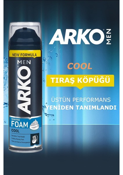 Men Cool Tıraş Köpüğü 3 Adet 200ml
