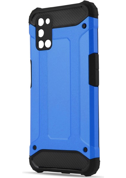 Oppo A92 Kılıf Çift Katmanlı Armour Case