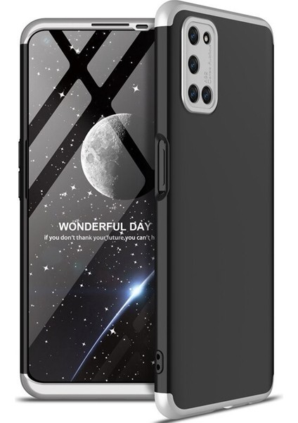 Oppo A52 Kılıf 3 Parça 360 Zore Ays Kapak