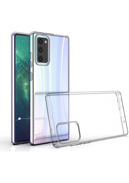 Samsung Galaxy Note 20 Kılıf Ultra Ince Şeffaf Silikon fırsatları