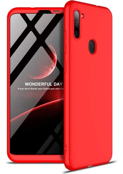 Samsung Galaxy M11 Kılıf 3 Parça 360 Zore Ays Kapak