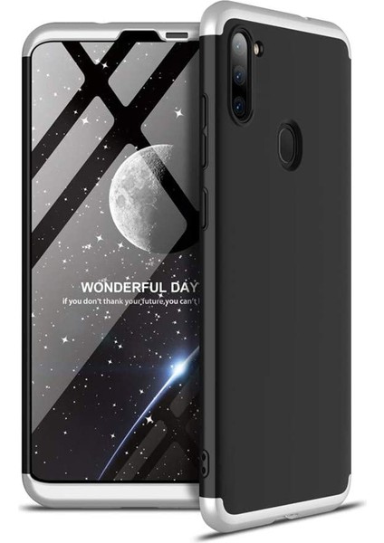 Samsung Galaxy M11 Kılıf 3 Parça 360 Zore Ays Kapak