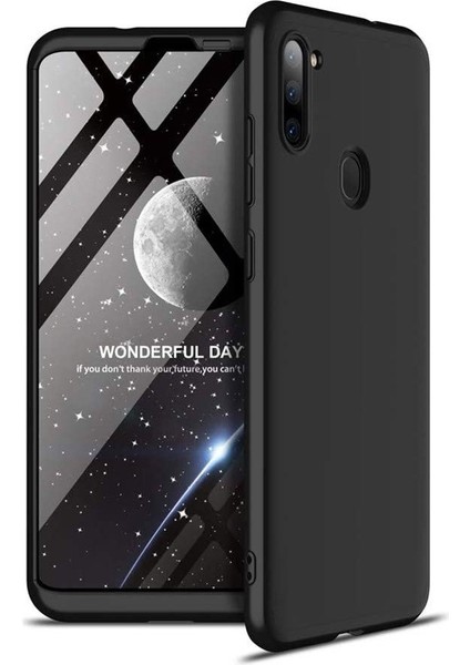 Samsung Galaxy M11 Kılıf 3 Parça 360 Zore Ays Kapak