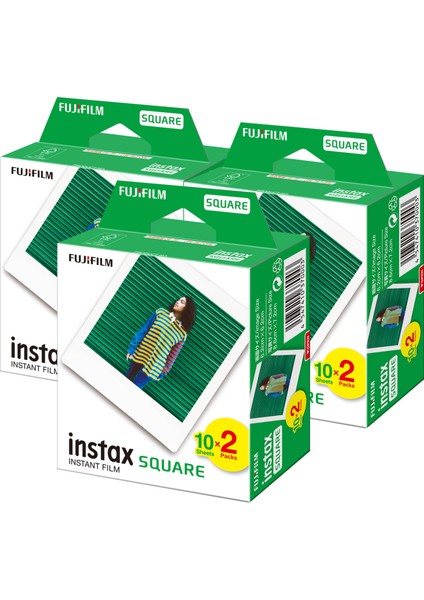 Instax Kare-Square 20'Li Film 3'Lü Set 60 Poz
