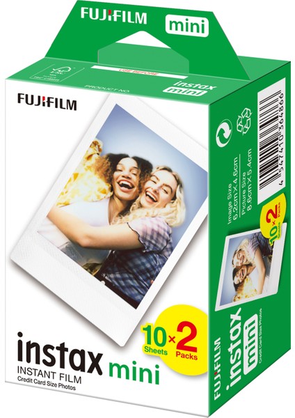 Instax Mini 11 Lila Fotoğraf Makinesi 20'li Film