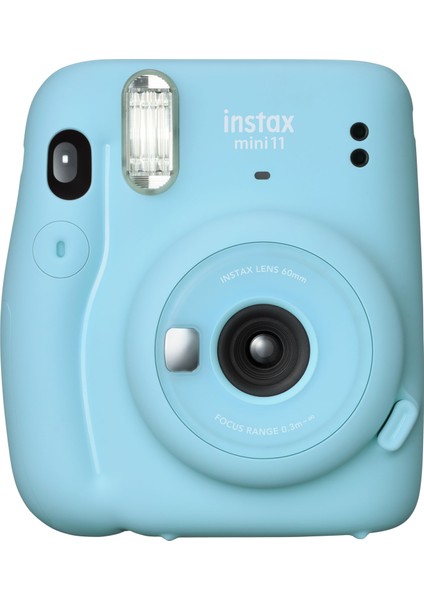 Instax Mini 11 Mavi Fotoğraf Makinesi 20'li Film