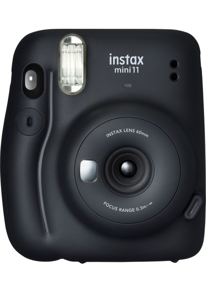 Instax Mini 11 Siyah Fotoğraf Makinesi 10'lu Film