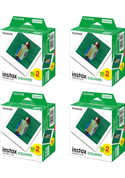 Instax Kare-Square 20'li Film 80 Poz 4'lü