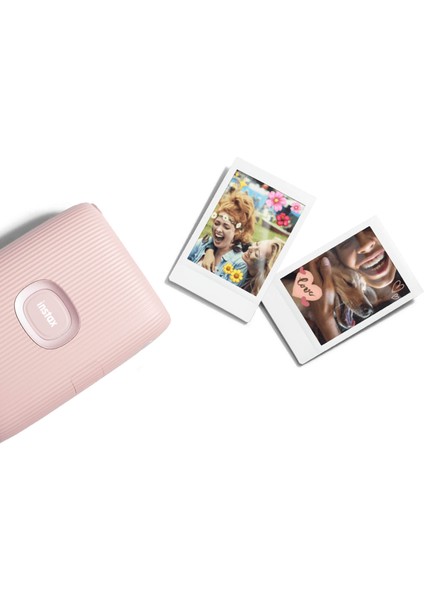 Instax Mini Link 2 Toz Pembe Akıllı Telefon Yazıcısı ve 10'lu Mini Film