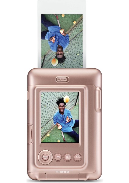 Instax Mini Liplay Hybrid Blush Gold Fotoğraf Makinesi 10LU Mini Film