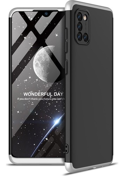 Samsung Galaxy A31 Kılıf 3 Parça 360 Zore Ays Kapak
