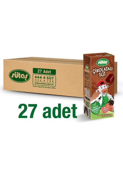 Süt Çikolatalı 200 ml x  27