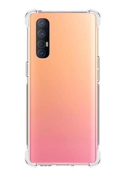 Oppo Reno 3 Kılıf Ultra Korumalı Şeffaf Antishock Silikon