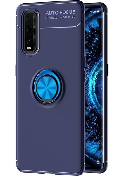 Oppo A31 Kılıf Yüzüklü Manyetik Ravel Silikon