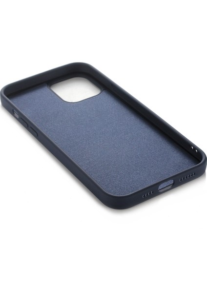 Apple iPhone 12 Pro Kılıf Içi Süet Lansman Lsr Silikon