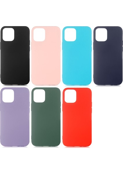 Apple iPhone 12 Pro Kılıf Içi Süet Lansman Lsr Silikon