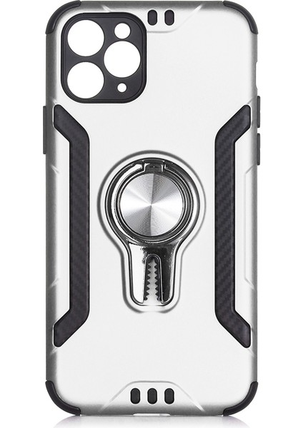 Apple iPhone 11 Pro Kılıf Ultra Korumalı Yüzüklü Manyetik Coco Kapak