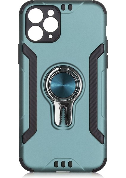 Apple iPhone 11 Pro Kılıf Ultra Korumalı Yüzüklü Manyetik Coco Kapak