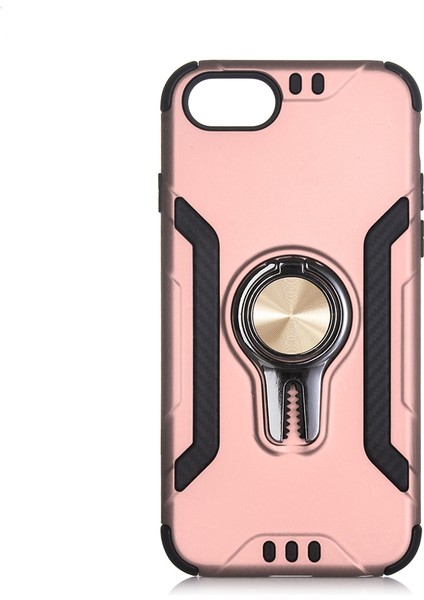 Apple iPhone 8 Kılıf Ultra Korumalı Yüzüklü Manyetik Coco Kapak