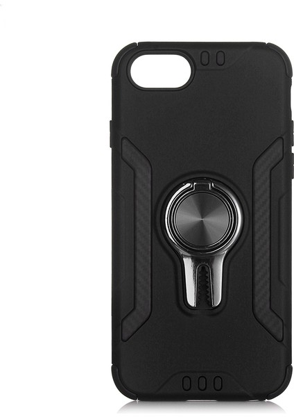Apple iPhone 8 Kılıf Ultra Korumalı Yüzüklü Manyetik Coco Kapak